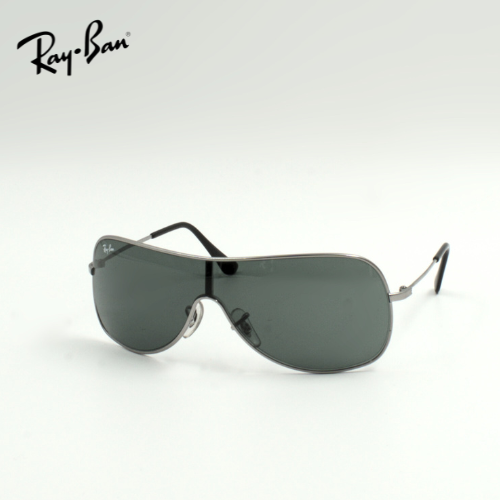 Ray Ban® Sonnenbrille Pilotenstil, silber, schwarz zeitlos klassisch durchgängiger Steg Damen Herren, Frontansicht