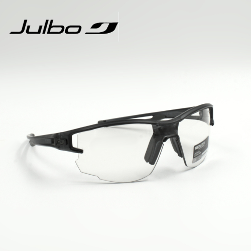 JULBO - Ultimate Reactiv Performance Sportbrille rechteckig, schwarz, transparent, Seitenansicht rechts