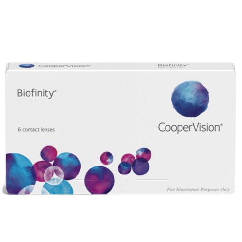 Vorderansicht der Verpackung Biofinity® Monatslinsen, torisch/multifocal