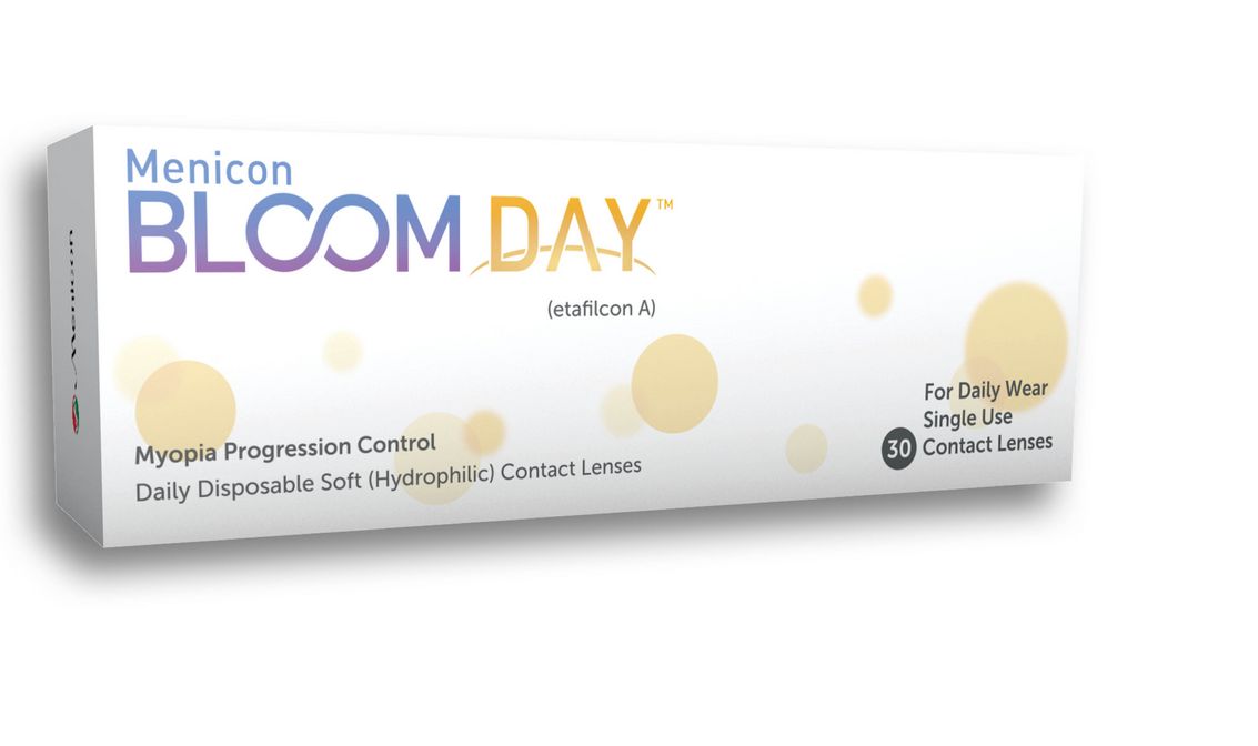 Verpackung Menicon Bloom Day™, sphärisch