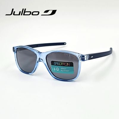 Julbo Kindersonnenbrille, hellblau-transparent, dunkelblau, Seitenansicht rechts