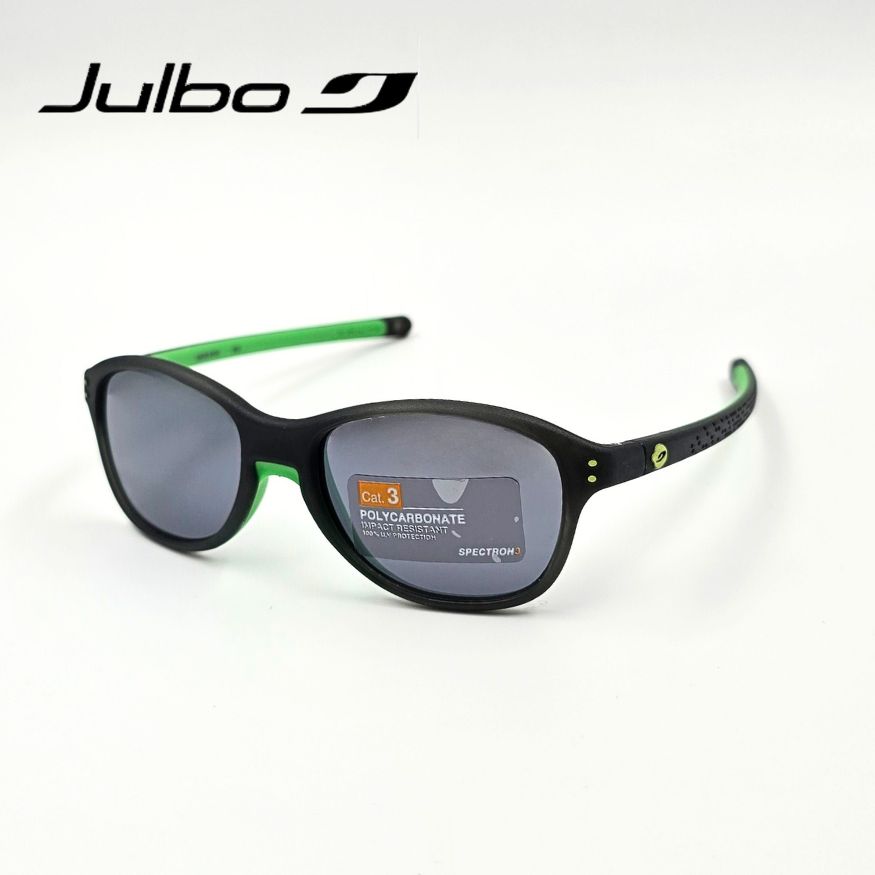 Kindersonnenbrille - Julbo Boomerang Julbo Kindersonnenbrille, schwarz, grün, Seitenansicht rechts