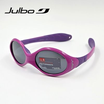 Julbo Kindersonnenbrille, pink, violett, flexible Bügel, Seitenansicht rechts