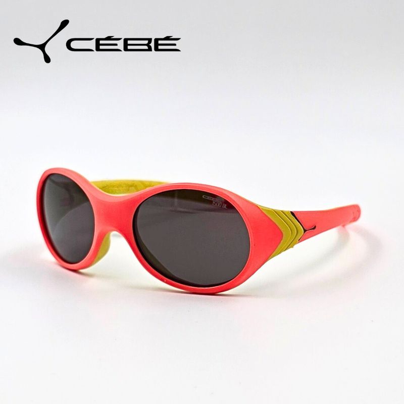 Kindersonnenbrille - Cébé Kanga Cébé Kindersonnenbrille, orange, gelb, Seitenansicht rechts