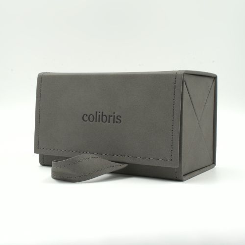 Colibris™  Mehrfach-Brillenetui Schutz Reise Rauleder grau bis vier Brillen