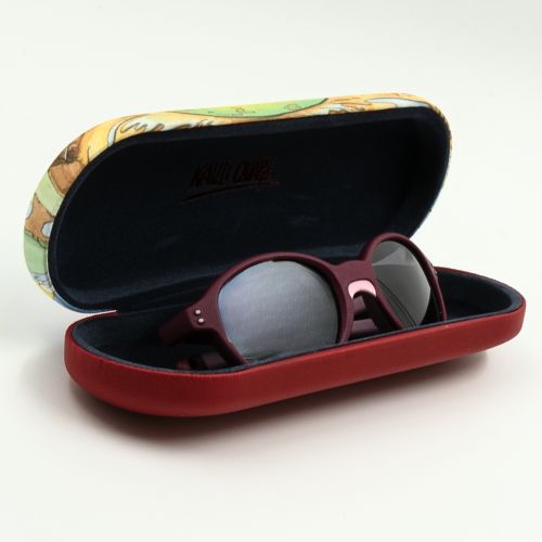 Brillenetui für Kinderbrille Kauli Quappe Brillenetui für Kinderbrille, geöffnet, Unterseite rot, Oberseite Motiv, Brille darin