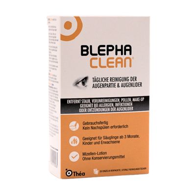 Blephaclean® Reinigungstücher gegen trockene Augen 