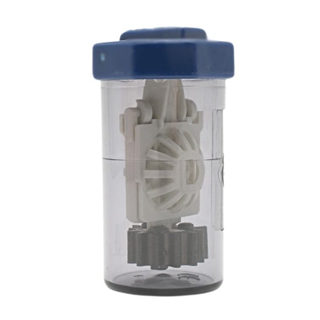 Kontaktlinsenbehälter mit Katalysator blauer Deckel, verschlossen