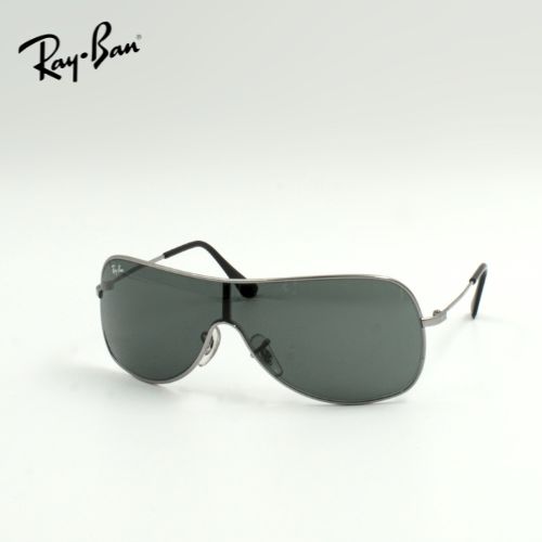 Ray Ban® Sonnenbrille Pilotenstil, silber, schwarz zeitlos klassisch durchgängiger Steg Damen Herren, Frontansicht