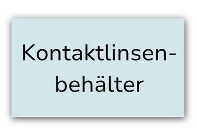 Kontaktlinsenbehälter