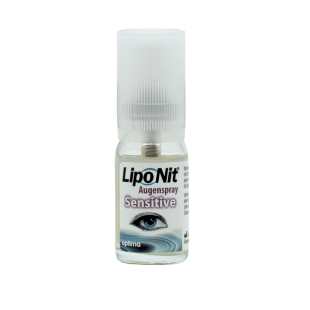 Verpackung und Fläschchen Lipo Nit® Augenspray 10ml