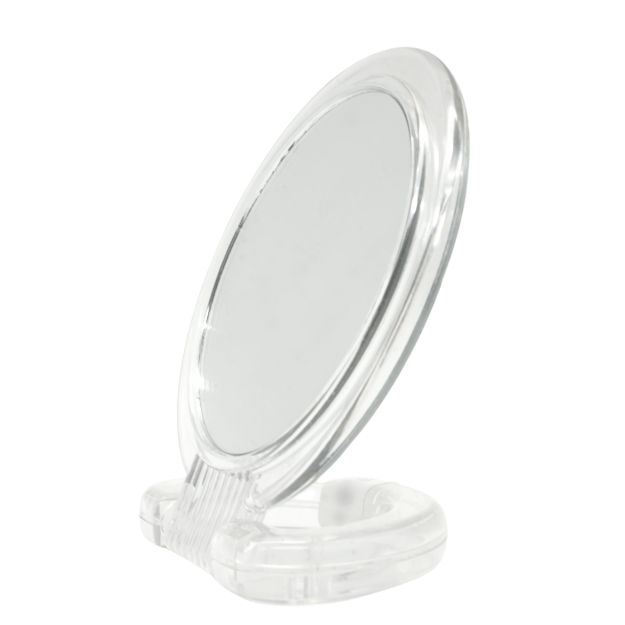 Kosmetikspiegel, rund, transparent