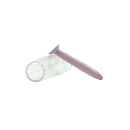 DMV Sauger Magic Touch Seitenansicht, Sauger Magic Touch DMV für formstabile Kontaktlinsen, altrosa