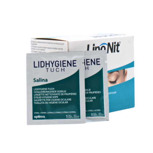 Verpackung Lipo Nit® Salina Lidhygienetücher