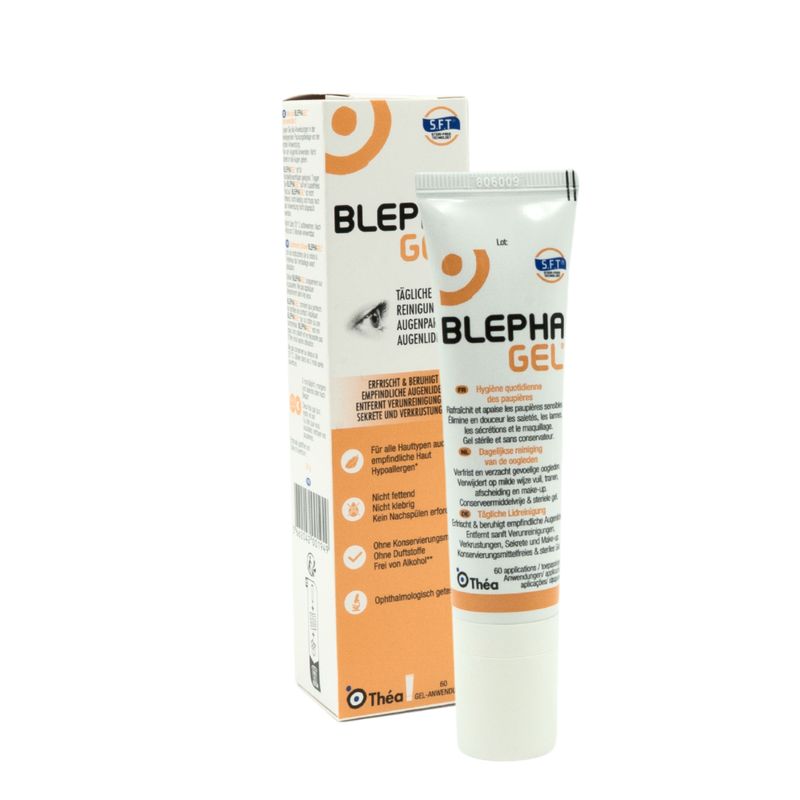 Blephagel® Verpackung und Tube des Blephagel®
