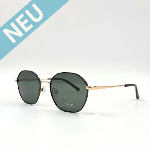 Sonnenbrille - Gold Round Slim, 7050-103