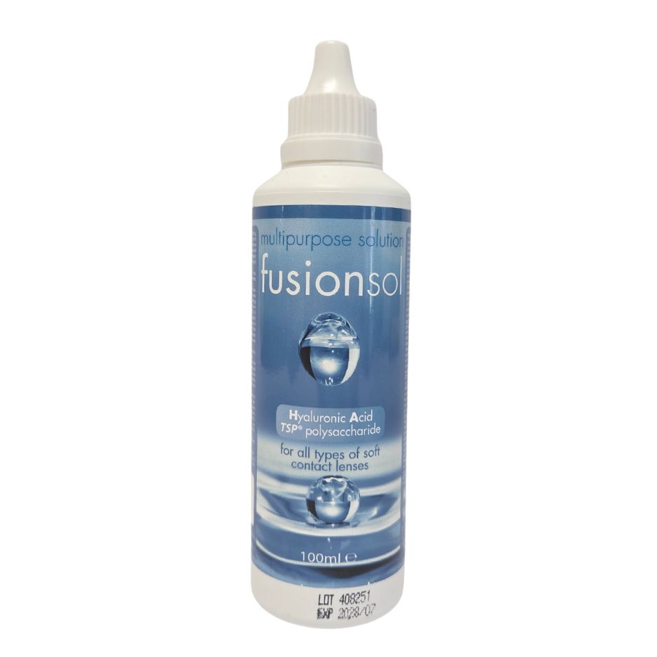 Fusionsol 100ml Pflegemittel für die Reinigung und Pflege von Kontaktlinsen