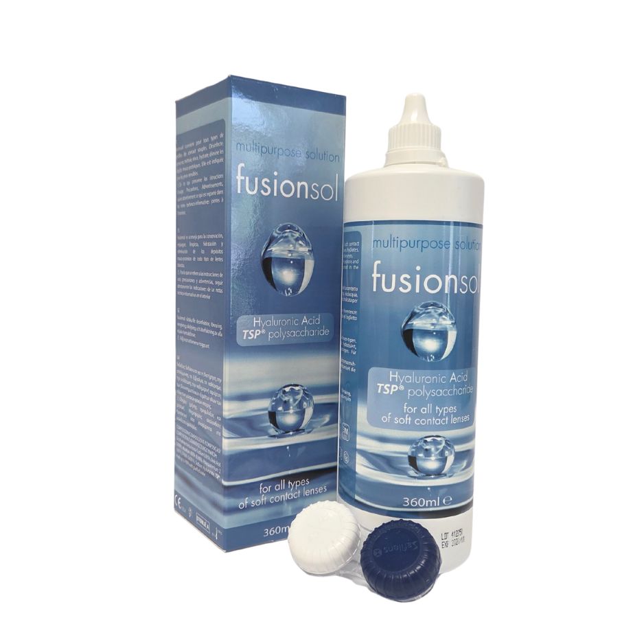Fusionsol 360ml Pflegemittel für die Reinigung und Pflege von Kontaktlinsen