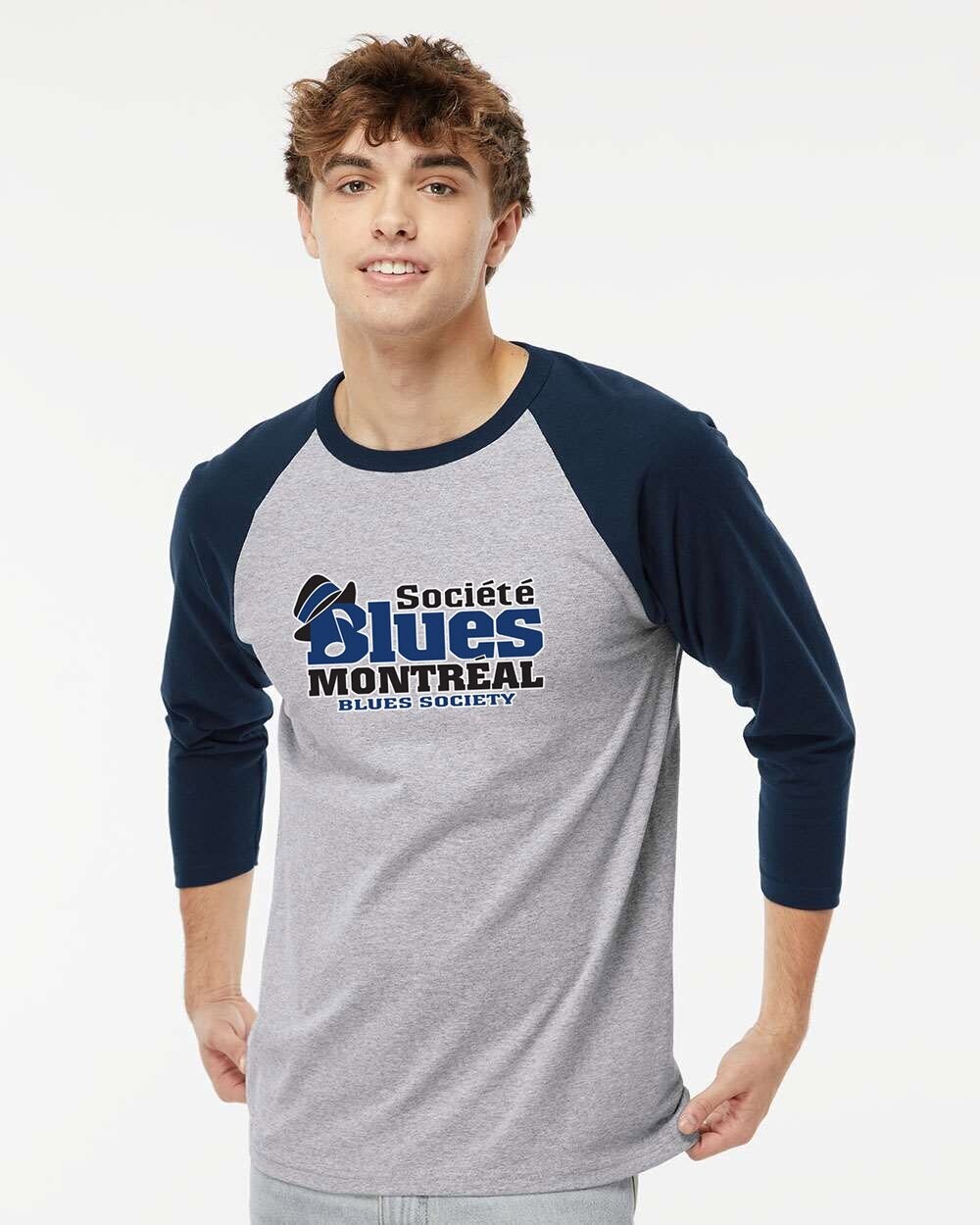 Raglan Three-Quarter Sleeve Baseball T-Shirt