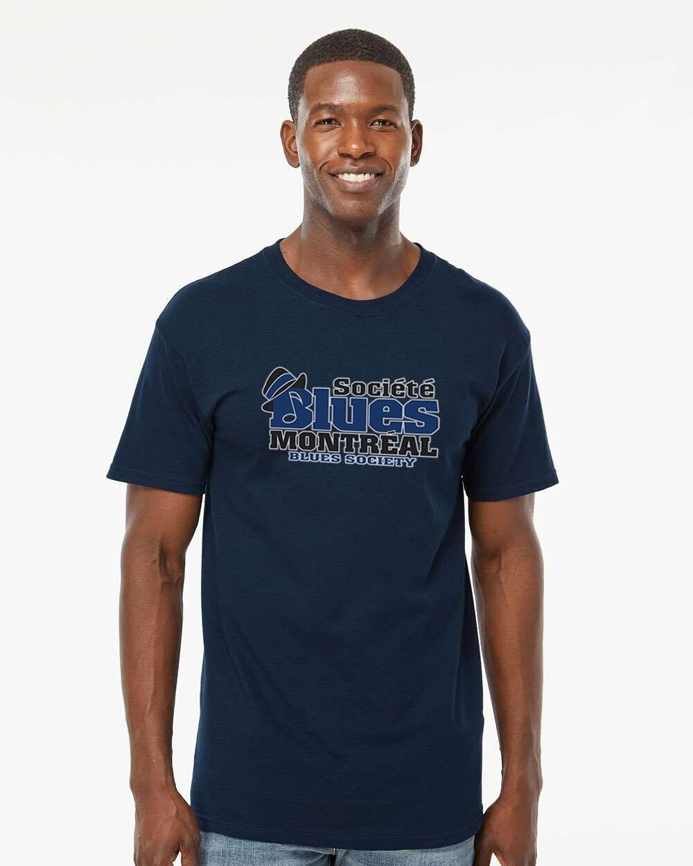 Navy MBS Logo T-Shirt -  1 print