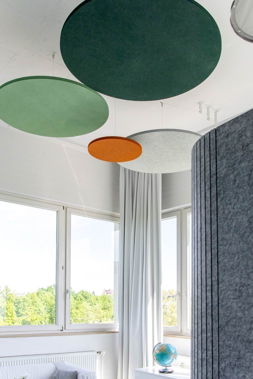 Elément de plafond rond