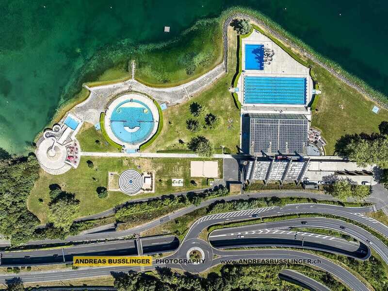 Schwimmbad Nid-du-Crô, Neuenburg, Kanton Neuenburg