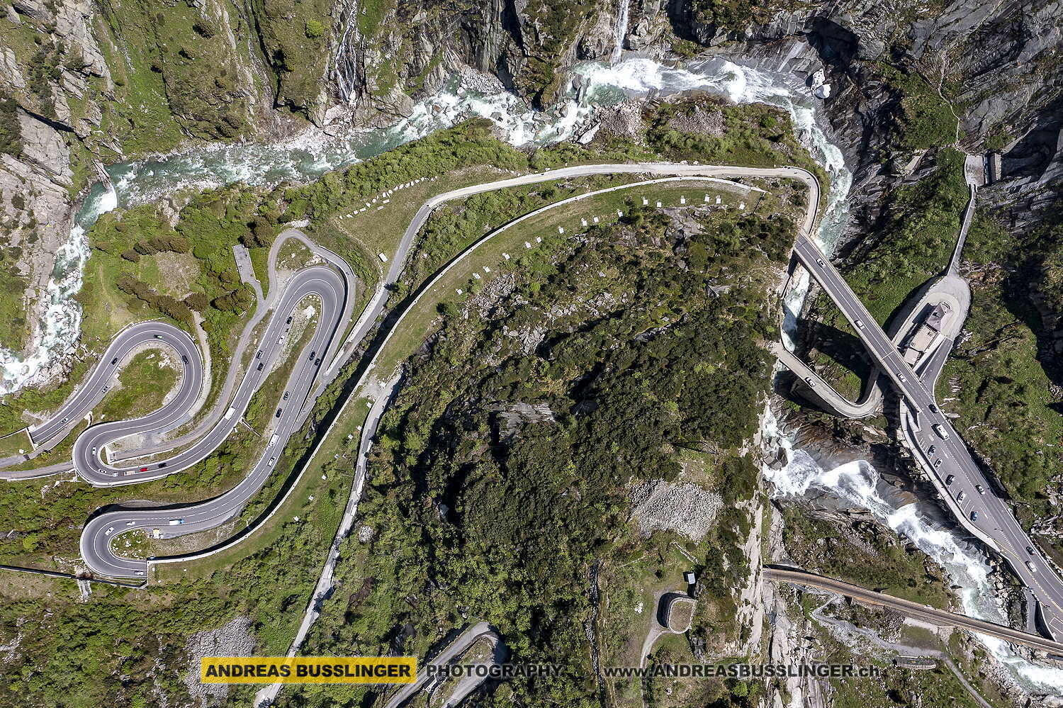 Schöllenenschlucht bei Andermatt, Kanton Uri