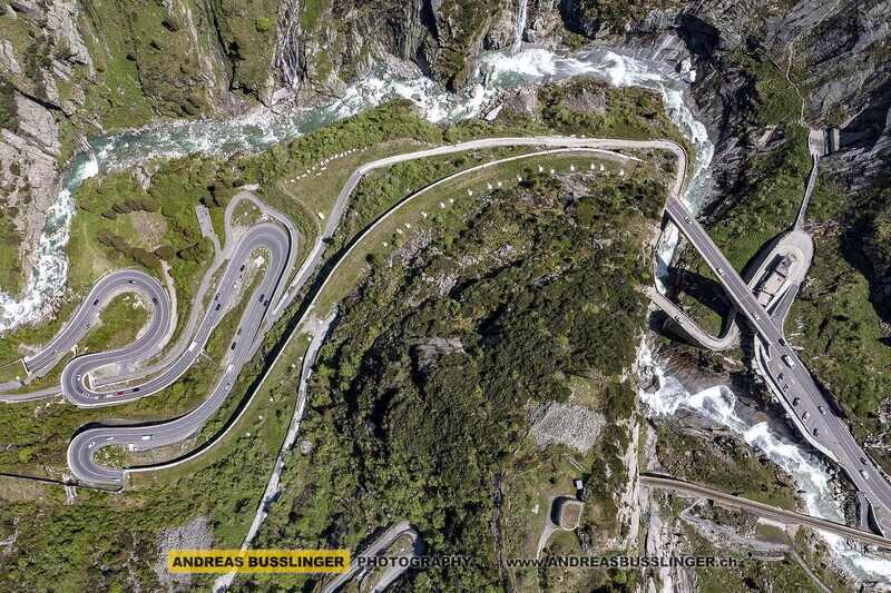 Schöllenenschlucht bei Andermatt, Kanton Uri