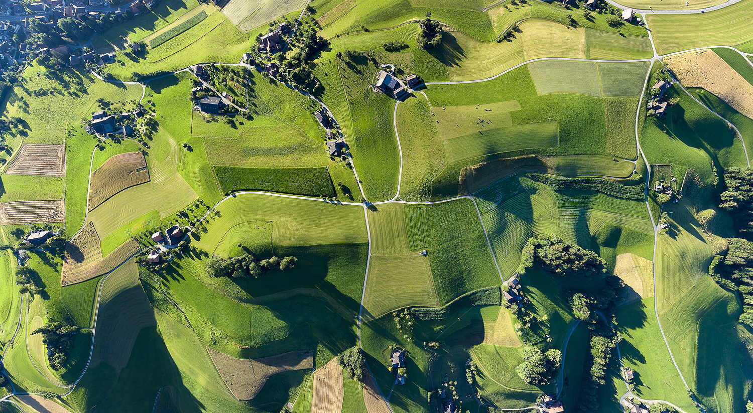 Hügellandschaft bei Eriswil, Emmental, Kanton Bern