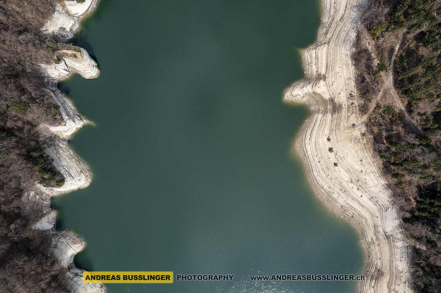 Greyerzerstausee bei Rossens, Kanton Freiburg