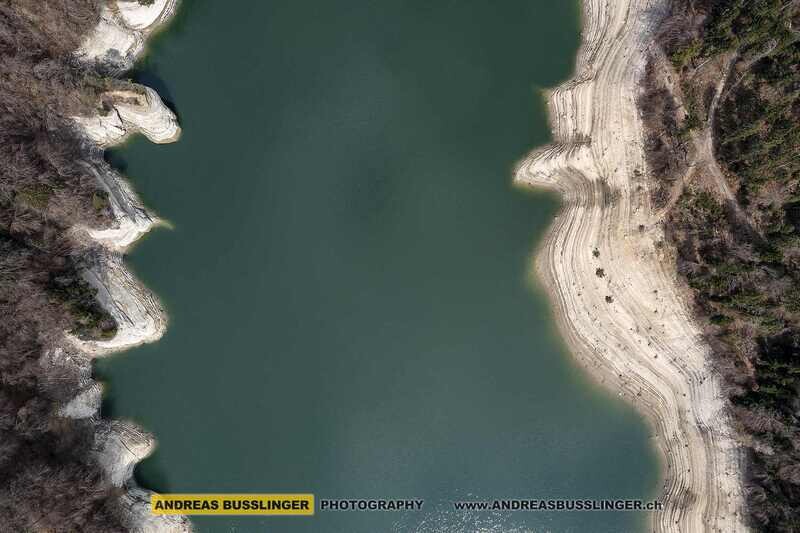 Greyerzerstausee bei Rossens, Kanton Freiburg