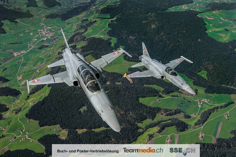 Swiss Tiger Parallel Flight, Tagaufnahme