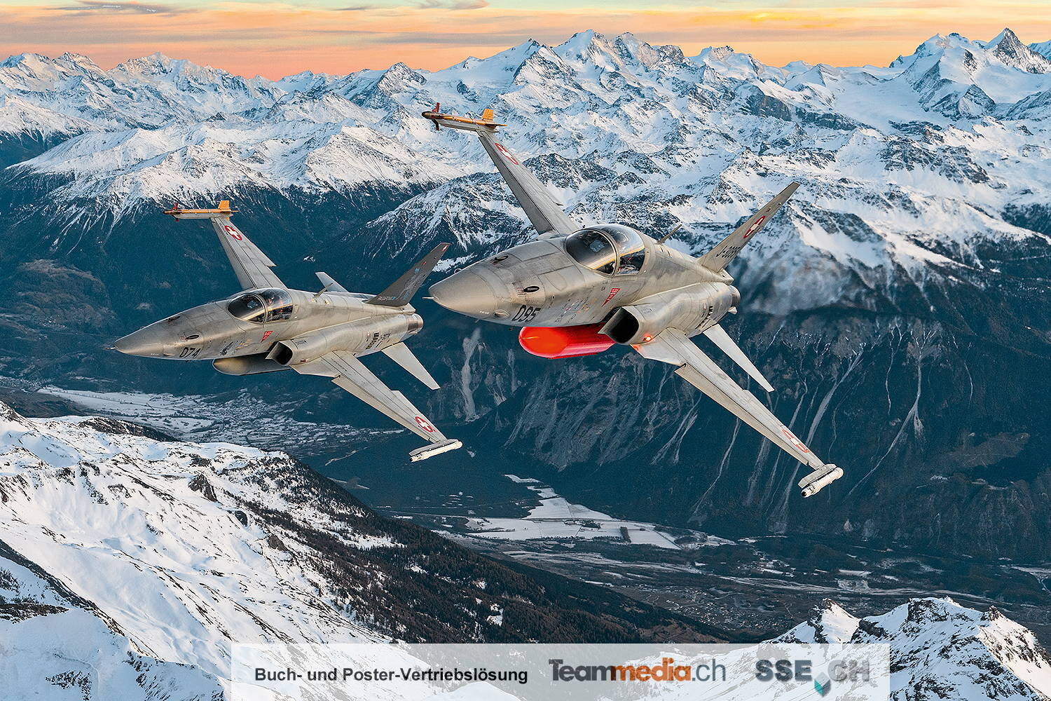 Swiss Tiger Parallel Flight, Tagaufnahme