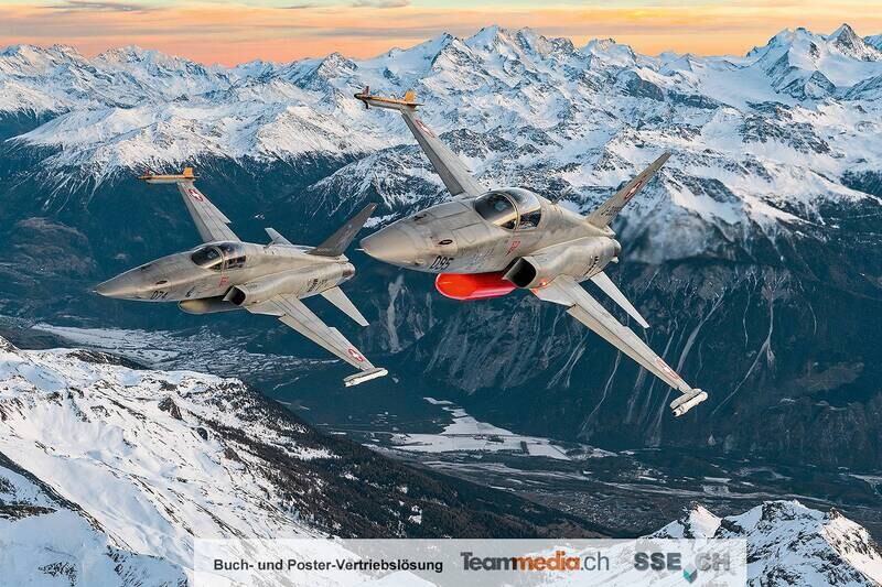 Swiss Tiger Parallel Flight, Tagaufnahme