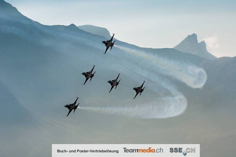 Swiss Tiger Parallel Flight, Tagaufnahme