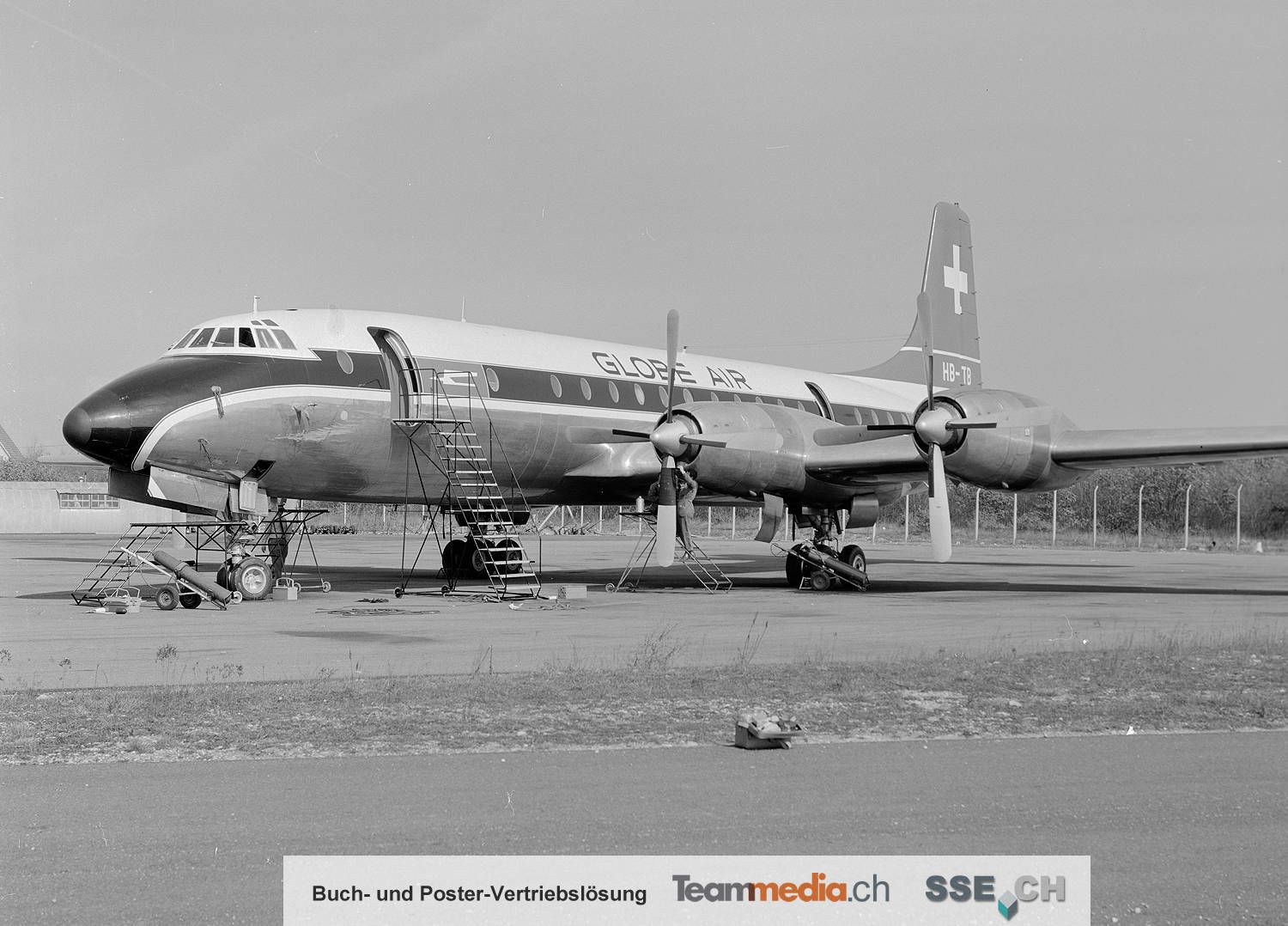 Fotoprint aus dem Buch &quot;Good old Times – vom Prop zum Jet&quot;