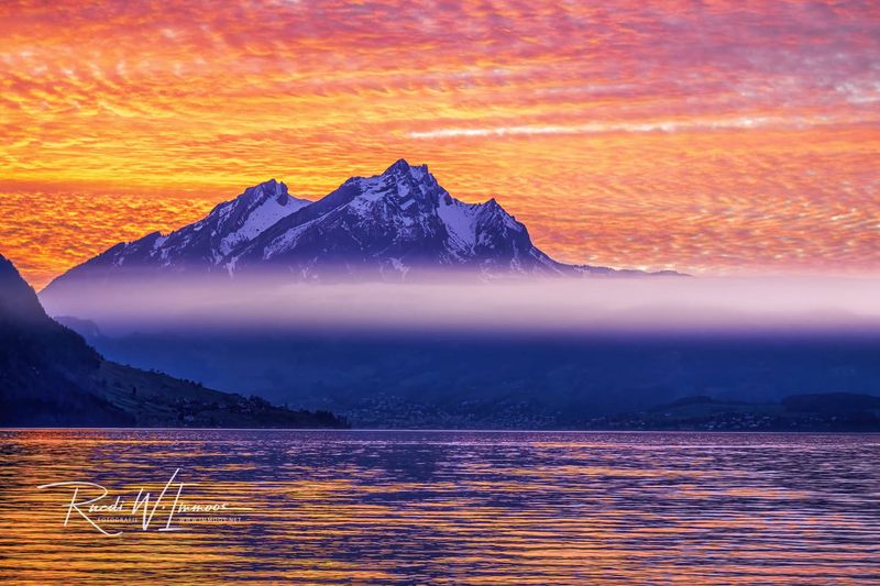 Pilatus im Abendfeuer (LU)