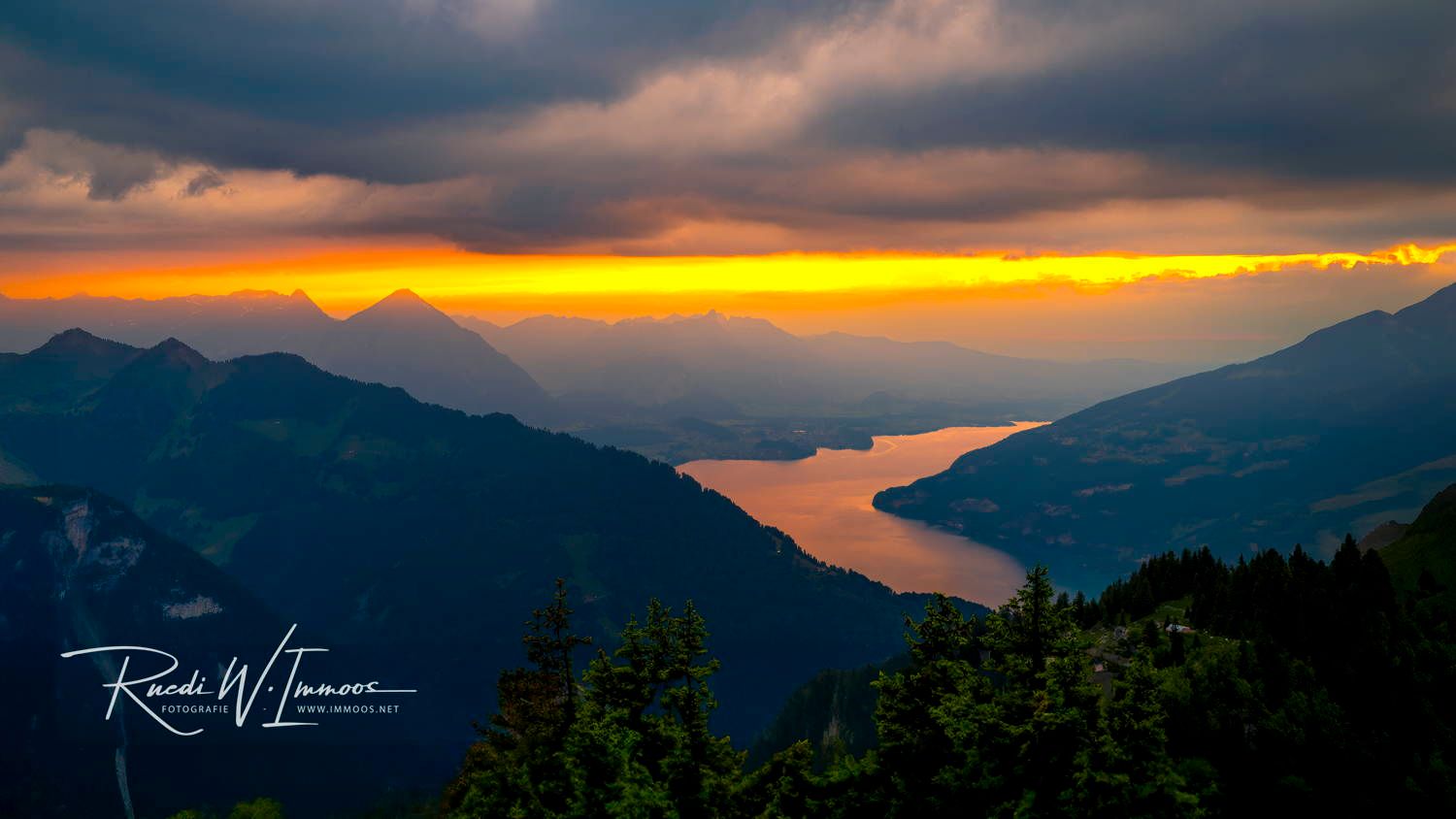 Sonenuntergang Schynige Platte (BE)