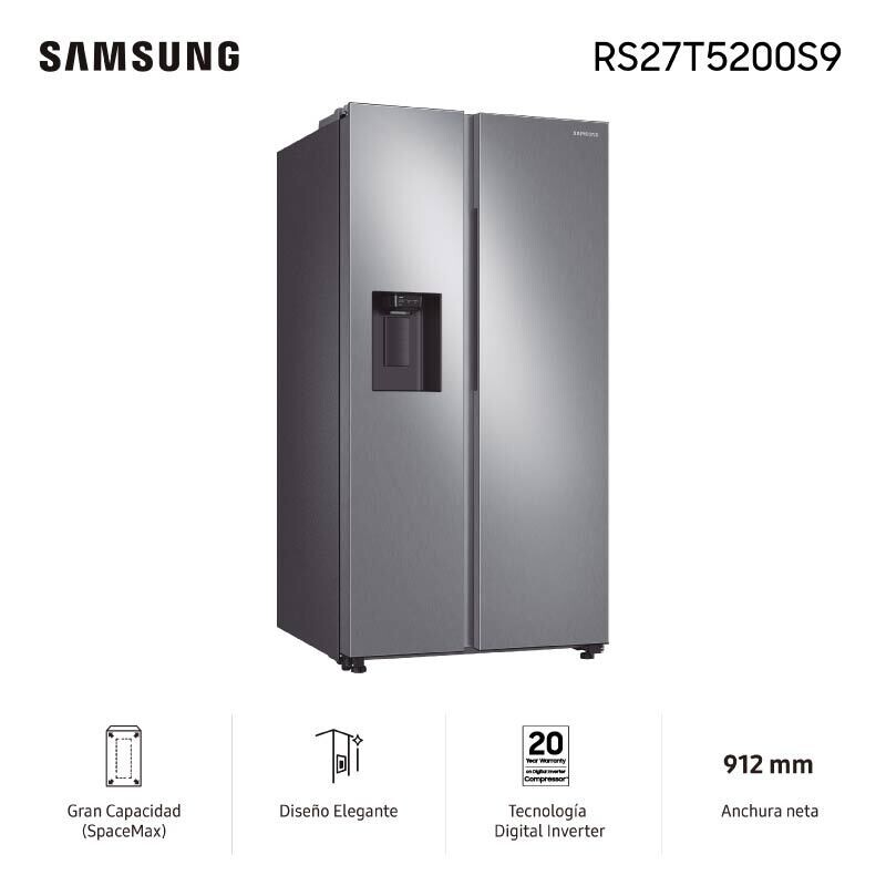 REFRIGERADOR SAMSUNG SIDE BY SIDE INVERTER SARS27T5200S9