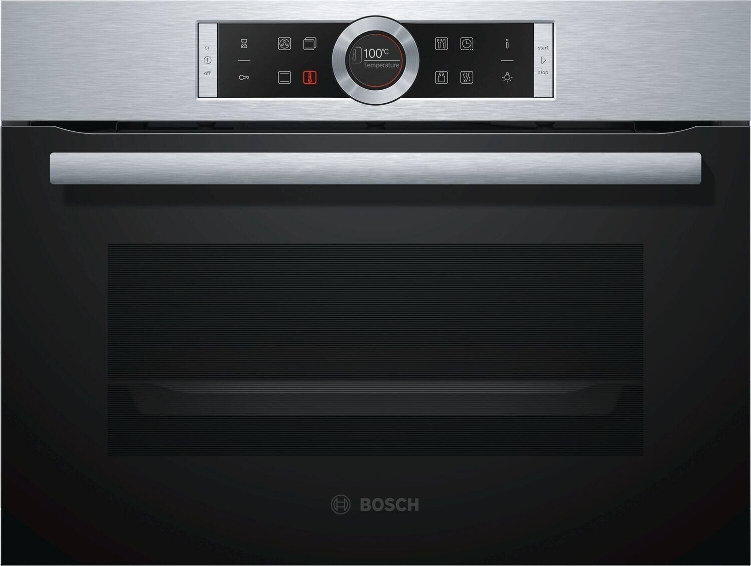 Microondas Empotrable Bosch Serie 8 Cfa634gs1 Acero Inox 36 Lts