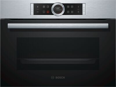 Microondas Empotrable Bosch Serie 8 Cfa634gs1 Acero Inox 36 Lts