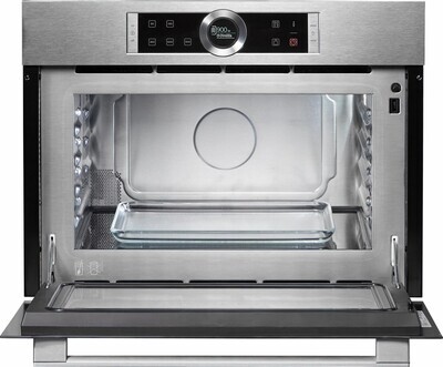 Microondas Empotrable Bosch Serie 8 Cfa634gs1 Acero Inox 36 Lts