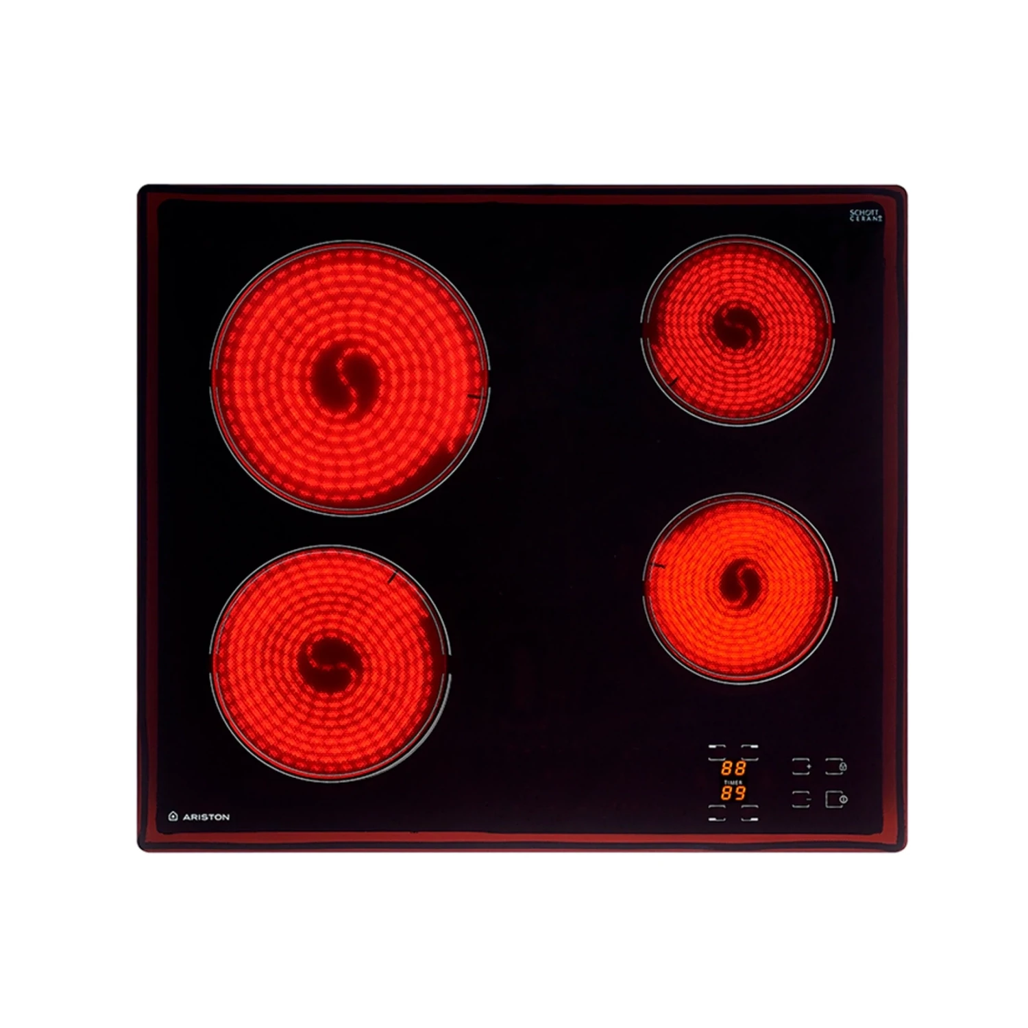 Anafe Electrico Ariston  vitrocerámico 60 cm HR 611 C A