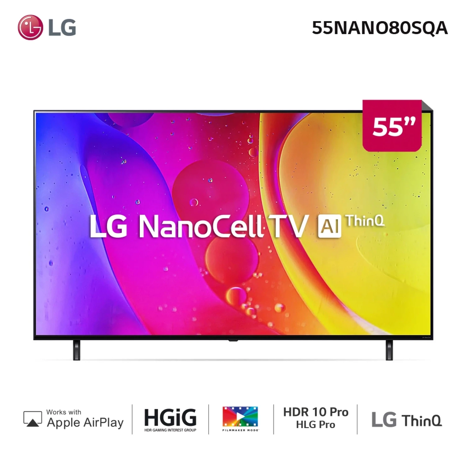 Smart TV LG NANOCELL 4K 55&quot; 55NANO80