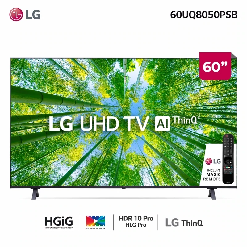 Smart TV LG UHD 4K 60&quot; 60UQ8050PSB Al