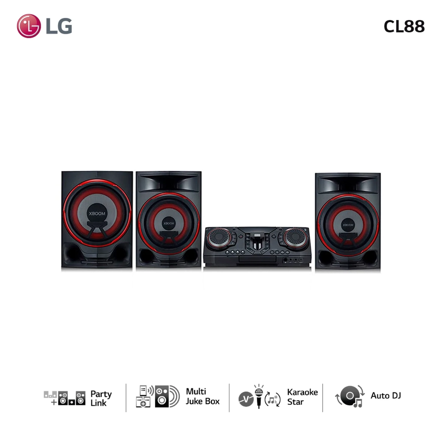 Minicomponente LG XBOOM CL88 Potencia