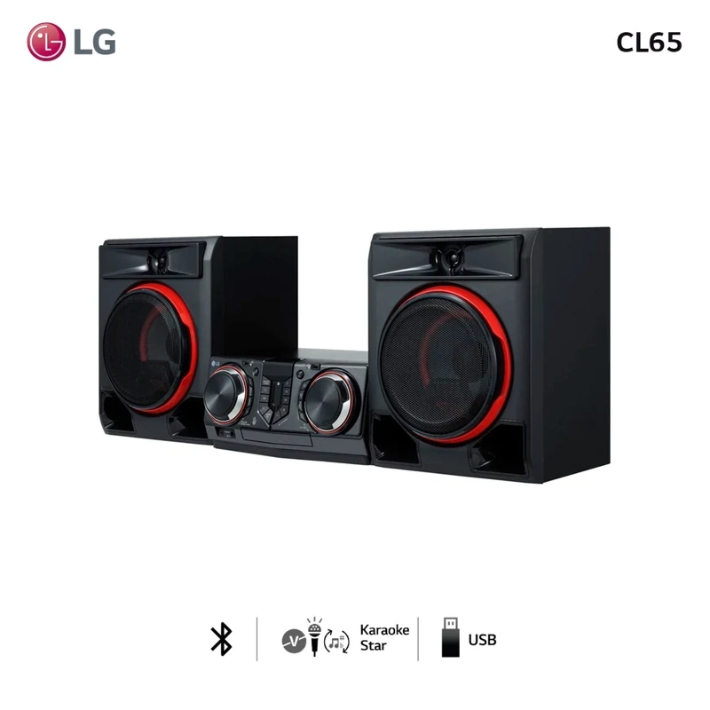 Minicomponente LG XBOOM CL65 Potencia