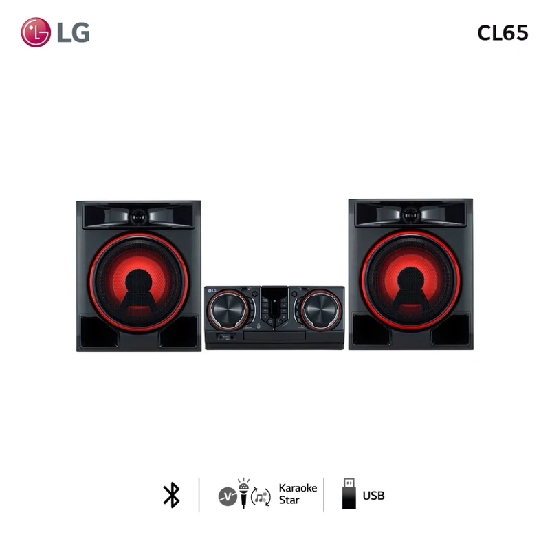 Minicomponente LG XBOOM CL65 Potencia