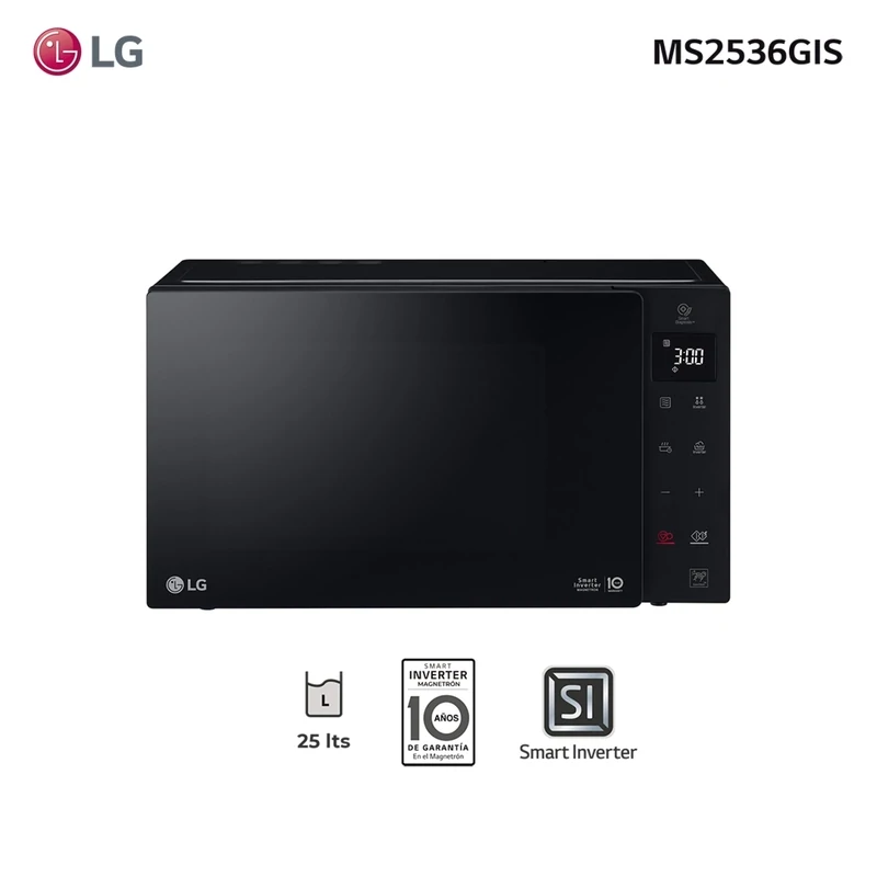 Microondas LG inverter NeoChef 25L MS2536GIS
