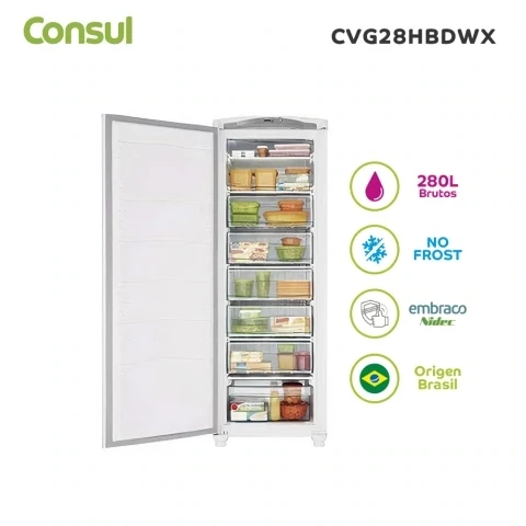 Freezer vertical Consul CVG28HBDWX